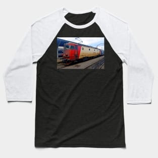 Romanian loco at Bucharest station Baseball T-Shirt